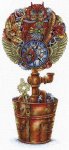 (image for) Steampunk Topiary Counted Cross Stitch Kit